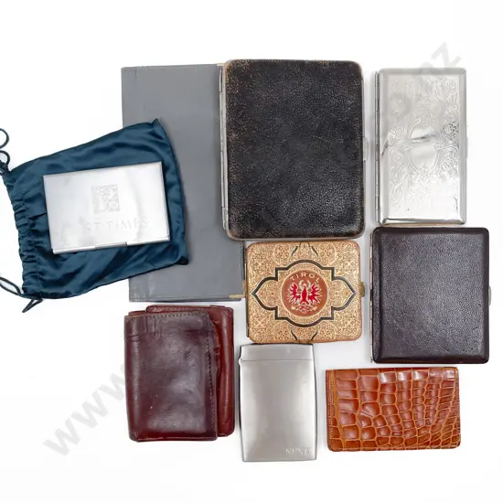 Collection Vintage to Modern Various Wallets and Cigarette Cases (9)