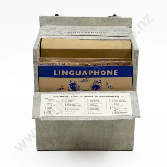 Boxed Linguaphone with 45 Records - Spanish