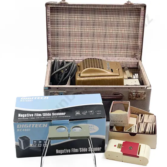 Boxed Vintage Paximat Slide Viewer Digitech Scanner etc