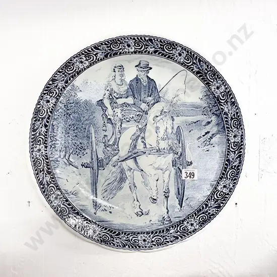 Delft Blue & White Printed Charger