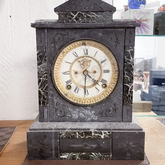 Victorian Slate Mantle Clock