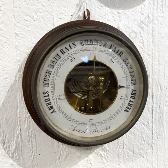 Victorian Aneroid Barometer