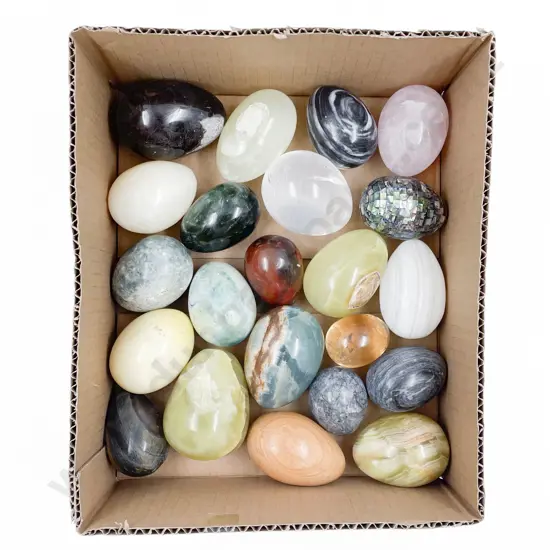 Collection of Agate & Other Eggs