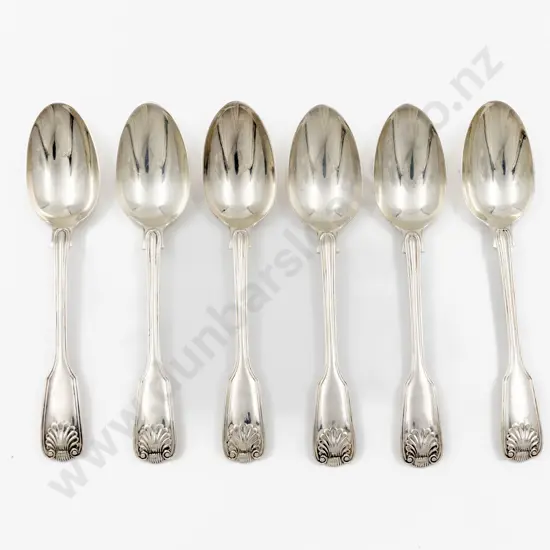 Set Of 6 Vict S/S Dessert Spoons