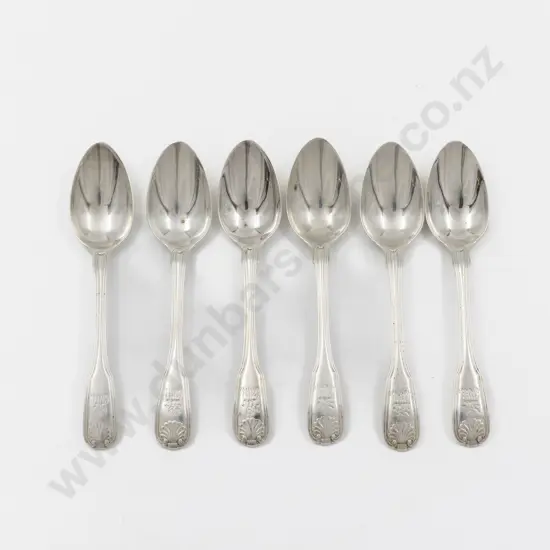 Composed Set Of 6 S/S Teaspoons