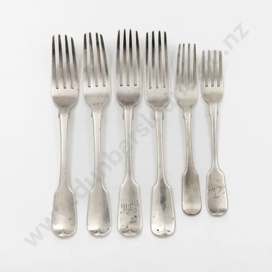 4 S/S Table Forks & 2 Dessert Forks