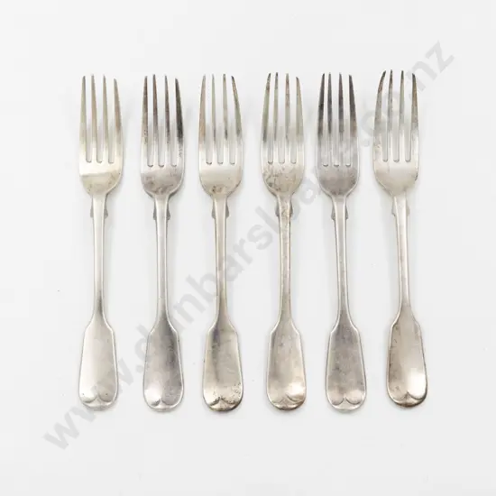 Set Of 6 Vict S/S Dessert Forks