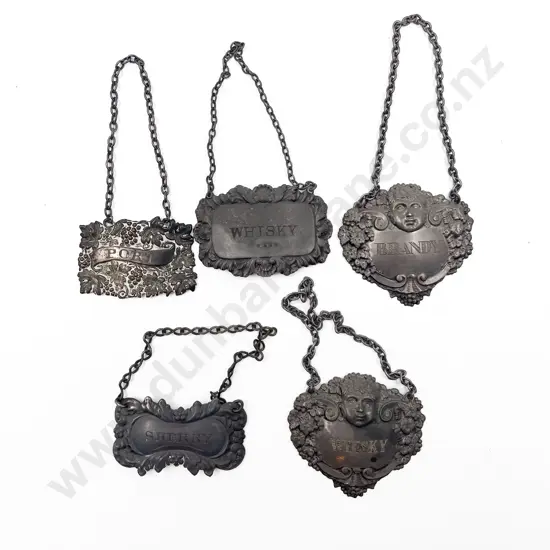 3 S/S Decanter Labels