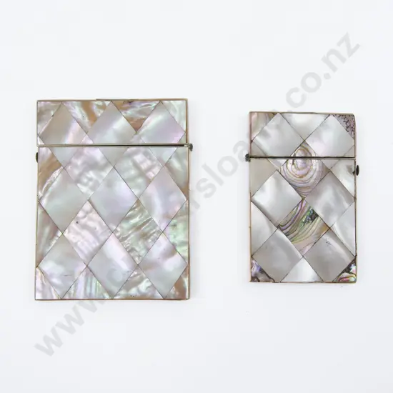 Victorian MOP Calling Card Cases