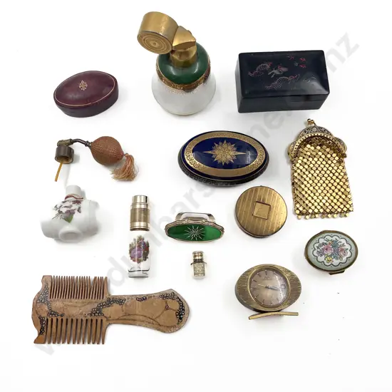 Collection of trinket Boxes Pill Boxes & Various