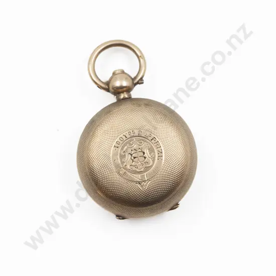 Gold Plated Circular Sovereign Case