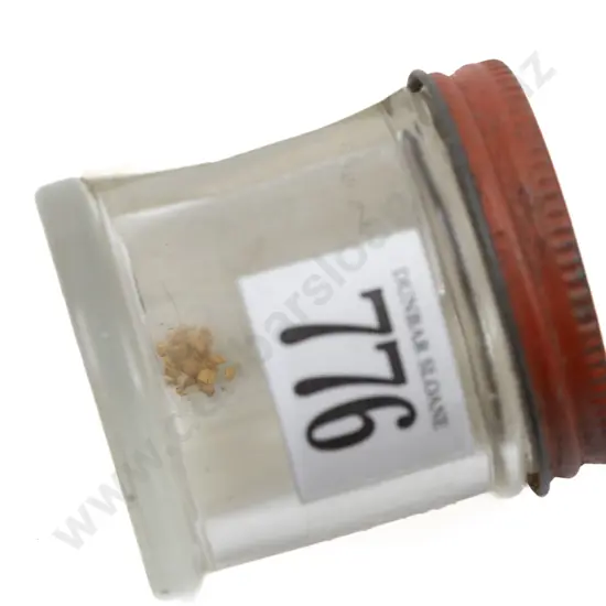 Tiny Quantity Alluvial Gold Flakes from the Nevis Valley