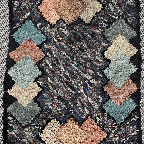 Vintage Hand Made Rag Mat