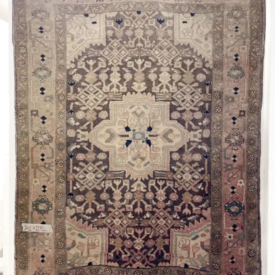 Vintage Faded Persian Rug