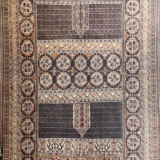 Vintage Highly Patterned Persian Rug