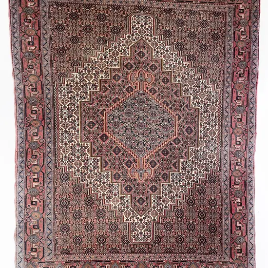 Vintage Highly Patterned Persian Rug