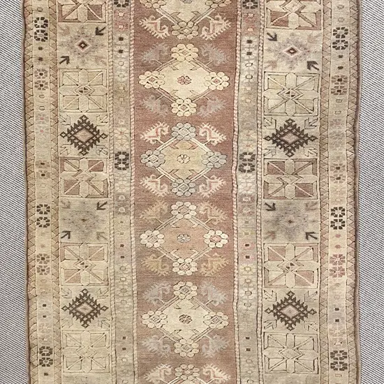 Vintage Faded Persian Rug