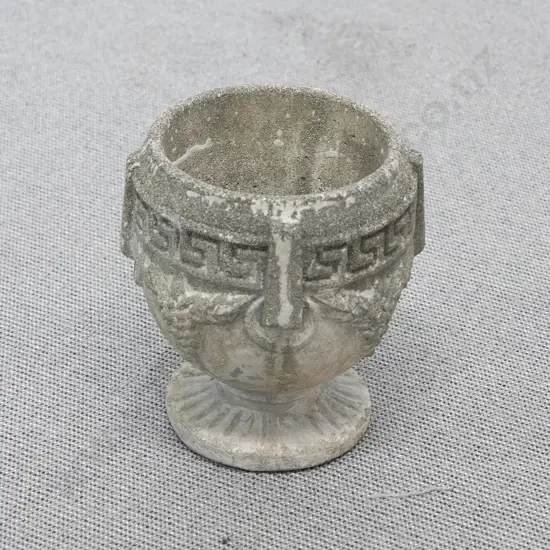 Vintage Small Concrete Garden Urn