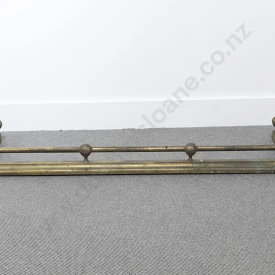 Victorian. Brass Fire Fender