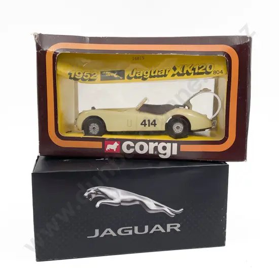 Boxed Corgi Model Car together with Jaguar Model Car