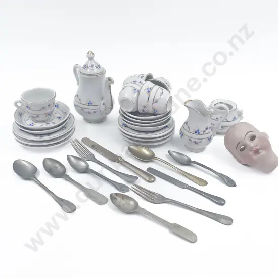 Miniature Tea Set and Assorted