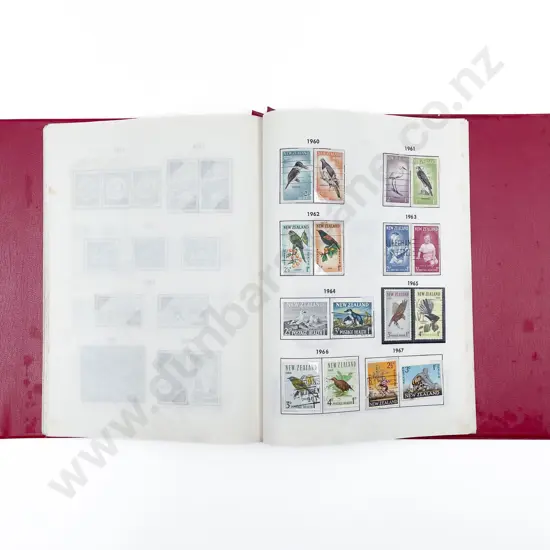 NZ Stamp Album with Red and Blue Boy