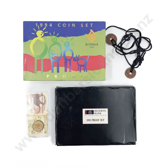 Two Boxed Coin Proof Sets and etc