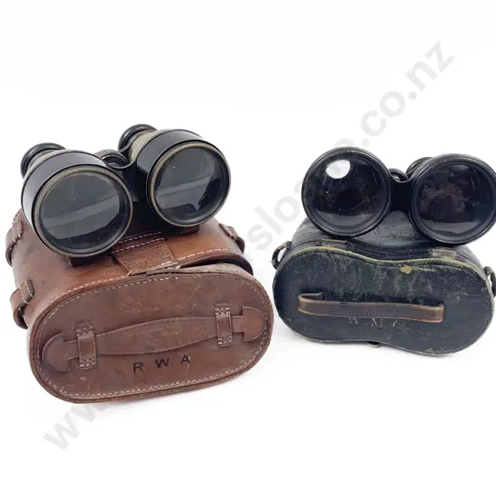Two Cased Vintage Binoculars