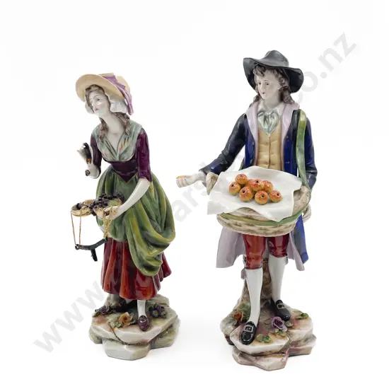 Two Fancy China Figures