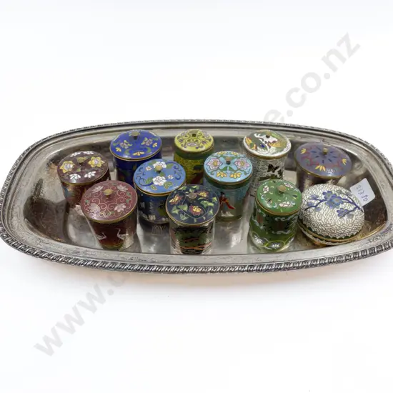 Eleven Pieces of Assorted Cloisonné etc