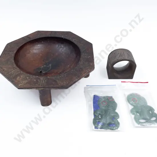 Small Quantity of Assorted including Kava Bowl