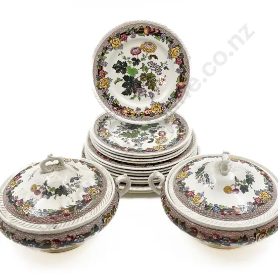 Royal Cauldon "Belle Vue" Dinner China