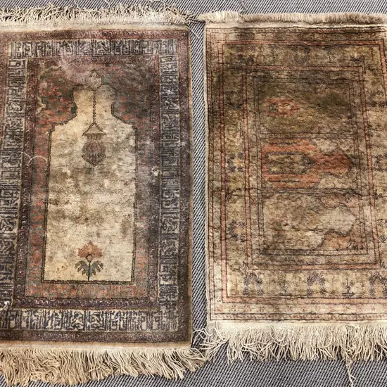 Two Persian Floor Mats
