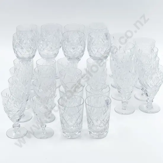Qty of Assorted Webb Corbett Crystal (32)