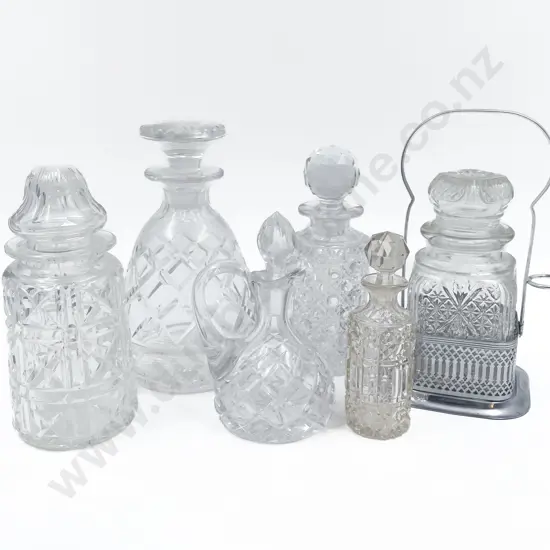 Quantity of Assorted Crystal and Glass Ware including Decanters etc