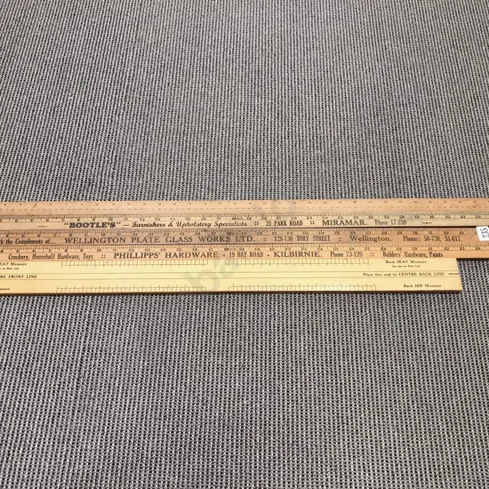 Quantity of Assorted Vintage Rulers including Welington Branded