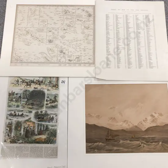 Quantity of Assorted Loose Works including Maps