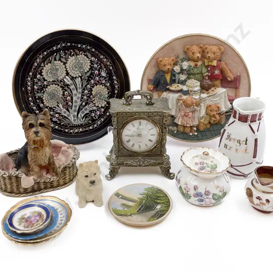 Box of Assorted Fancy China Ornaments and China Figurines etc