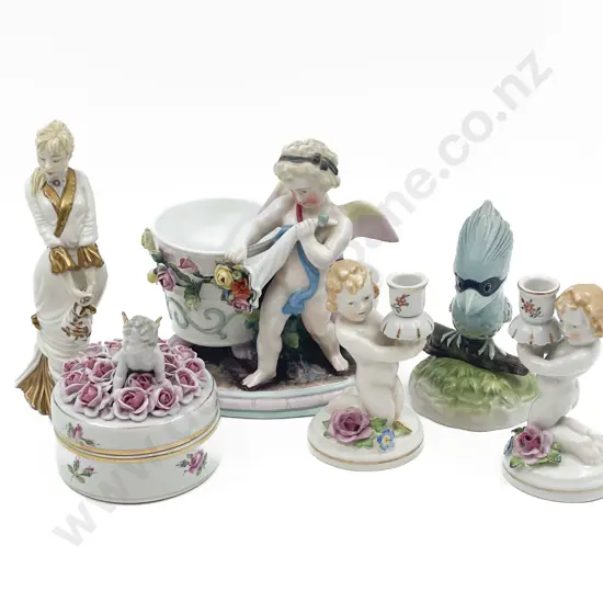 Small Quantity of Assorted Fancy China Ornaments etc