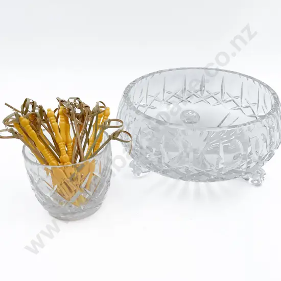 Two Pieces of Crystal Including Webb & Corbett