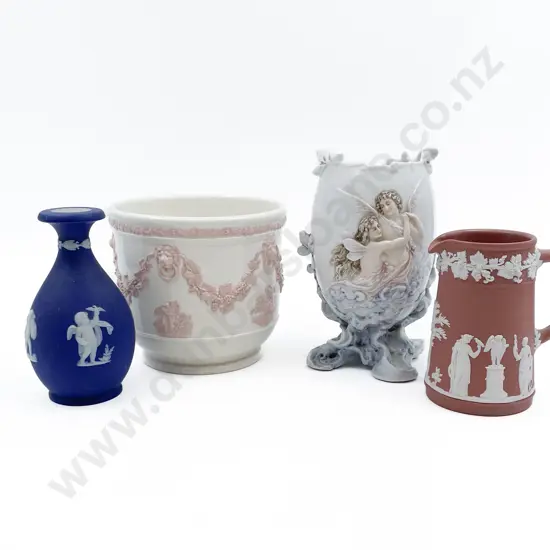 Three Pieces of Wedgwood and Other