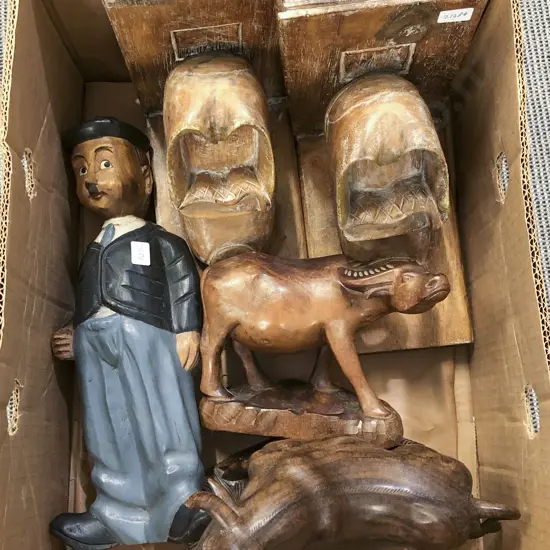 Qty of Assorted Woodware