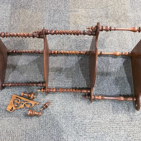 Victorian Mahogany What Not faults