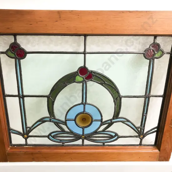 Kauri Framed Stained Glass Window