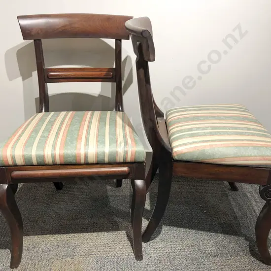 Fine Quality Pair of Wm IV Mahogany Dining Chairs