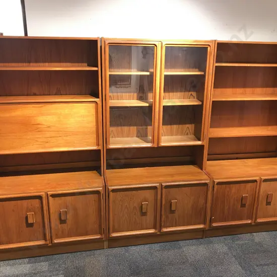 Large Mid-Century NZ Made Teak Wall Unit