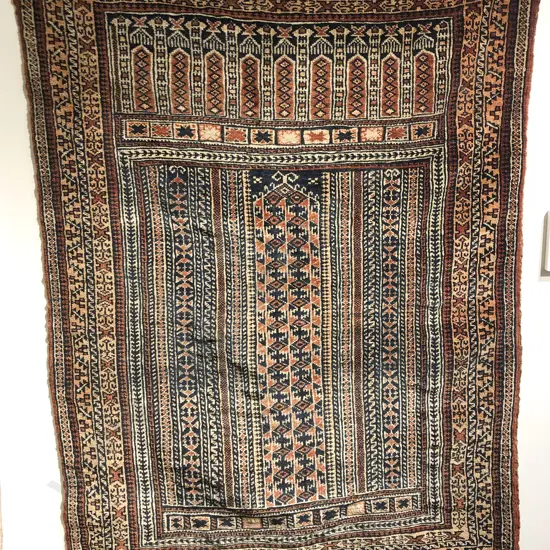 Antique Persian Prayer Rug