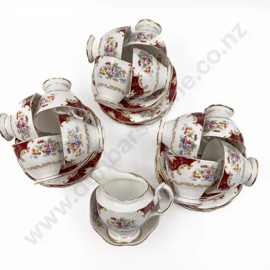 Royal Albert "Canterbury" part Tea Set