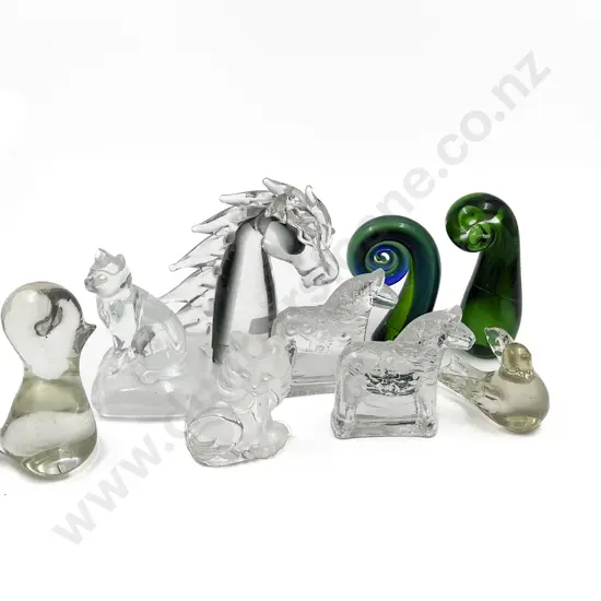 Quantity of Assorted Art Glass Ornaments