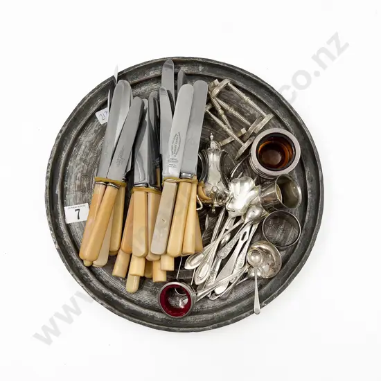 Quantity of Assorted Cutlery together with Plated Items etc